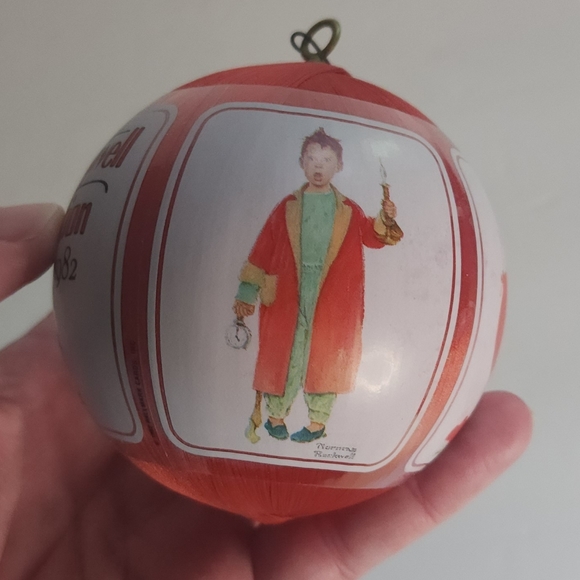 Vintage 1982 Norman Rockwell Ornament in original box - Picture 9 of 11